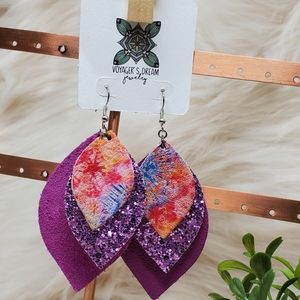 Multi layered earrings